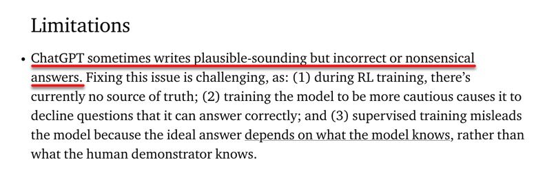 Blogbeitrag Chat GPT Limitations Blogbeitrag Chat GPT Limitations