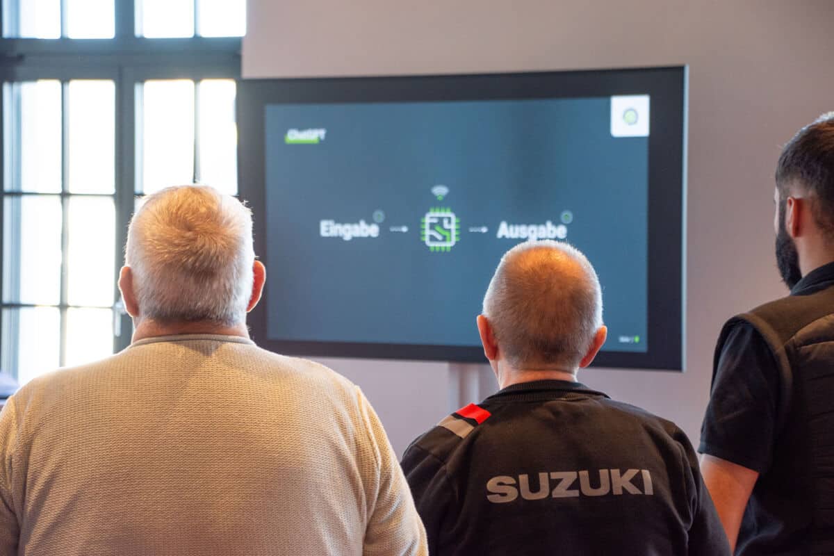 Teilnehmer Workshop Bildschirm